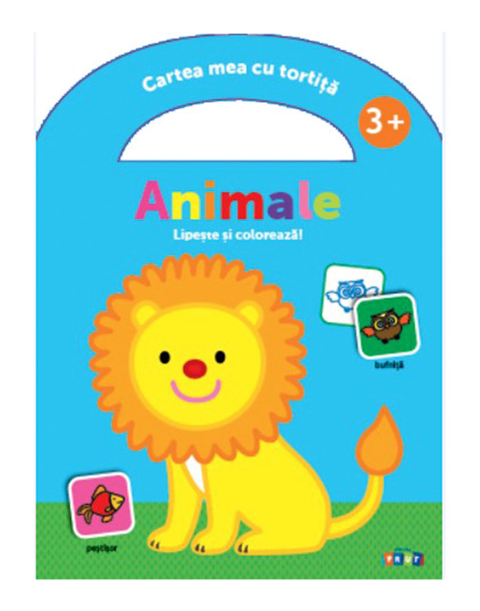 Animale 3+.Lipeste si coloreaza