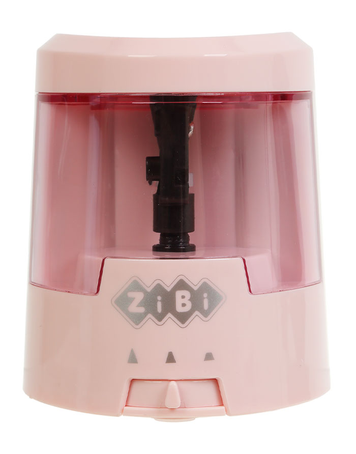 Ascutitoare automata Zibi  cutie de plastic  roz