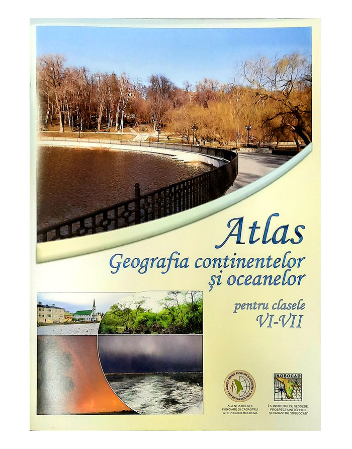 Atlas geografic a continentelor si oceanelor cl.6-7 RO