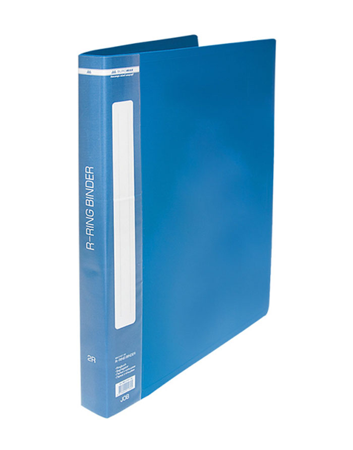 Mapă din plastic Buromax  cu 2 inele  25 mm  albastră