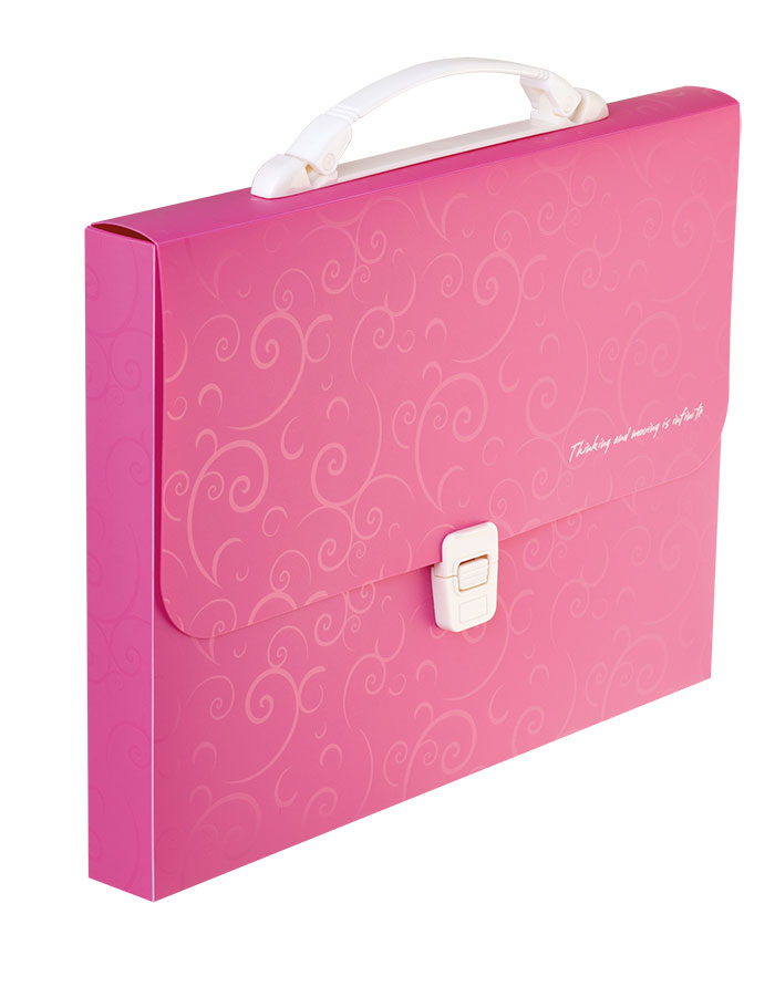 Servieta  BAROCCO  A4  plastic 700 microni  roz