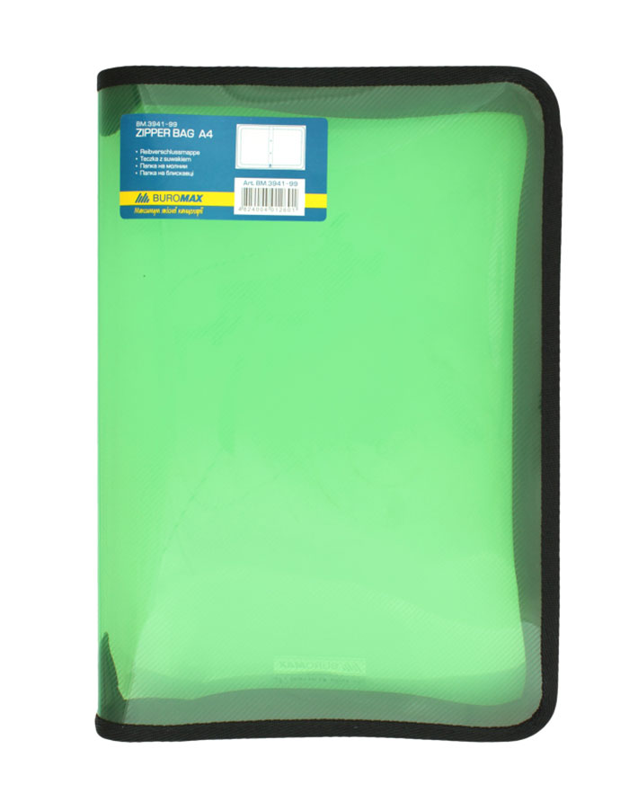 Mapa fermoar  BUROMAX  A4 verde