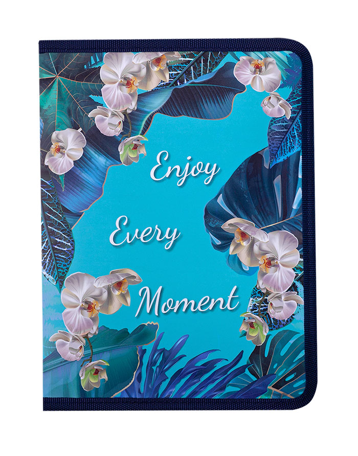 Mapa cu fermoar  B5  EXOTIC  ARABESKI  albastru