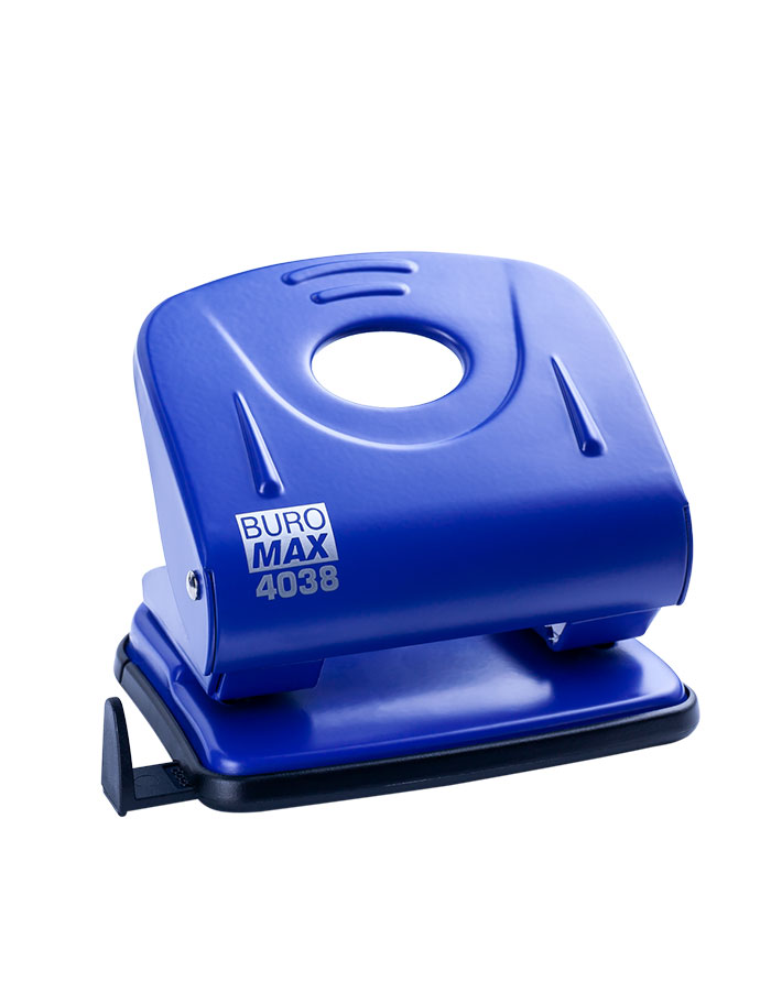 Perforator  Buromax  4038-02 metal  30file  albastru