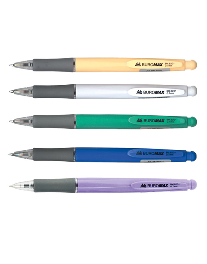 Pix bila mecanic SOLID 0.7mm corp din plastic cerneala albastra