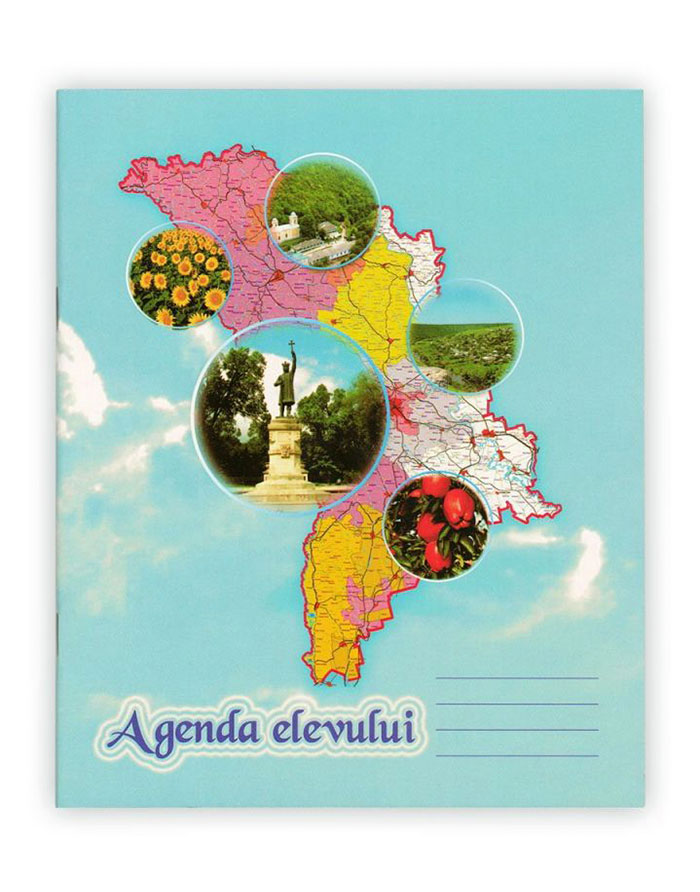 Agenda elevului (cu harta) BXA560