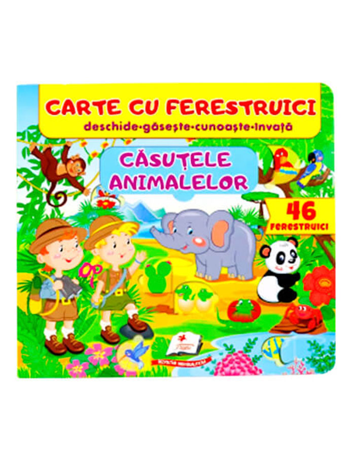 Carte cu ferestruici Casutele animalelor