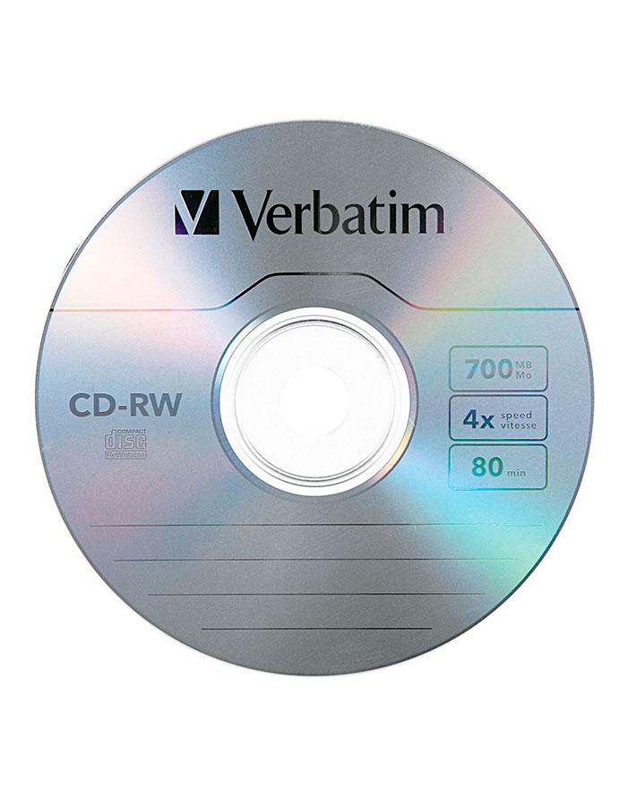 CD-RW  Verbatim  700MB