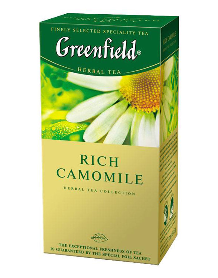 Ceai Greenfield Rich Camomile  ceai din plante  25 pl.