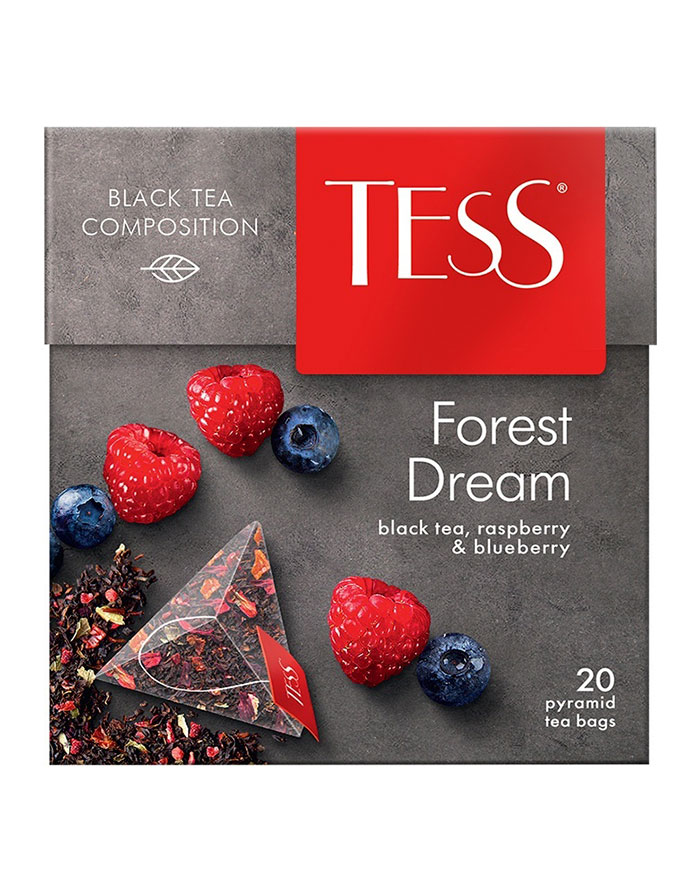 Ceai Tess Forest Dream negru  piramide 20 pl.