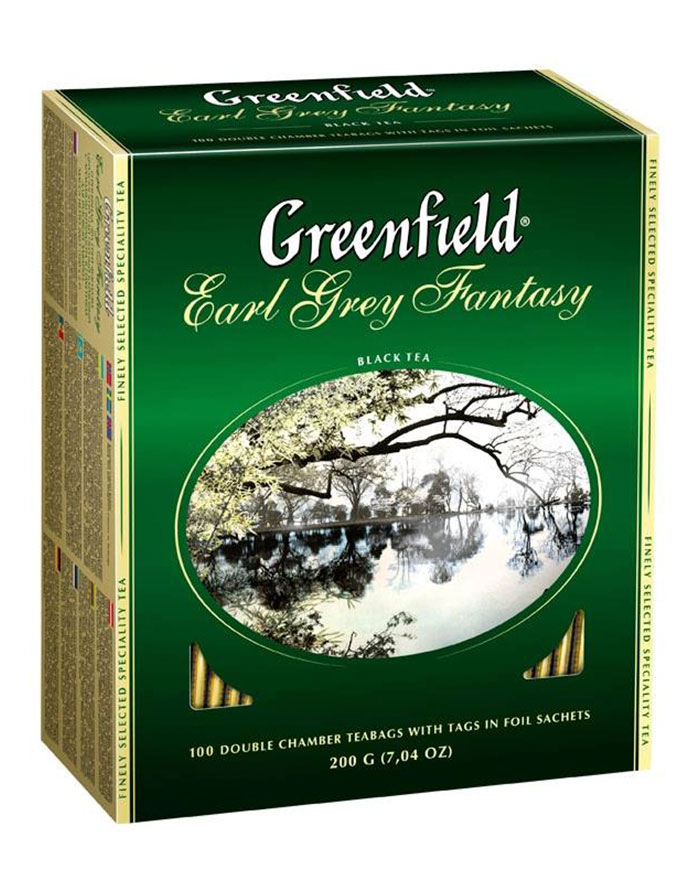 Сeai Greenfield Earl Grey Fantasy  negru  100 pl.