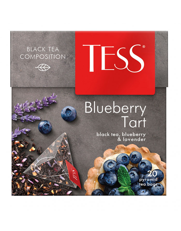 Ceai Tess Berry Bar negru  piramide  20 pl.