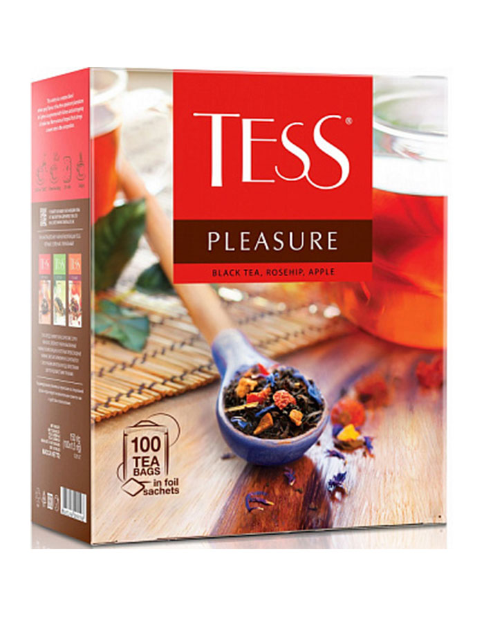 Ceai TESS PLEASURE negru 100 pac.