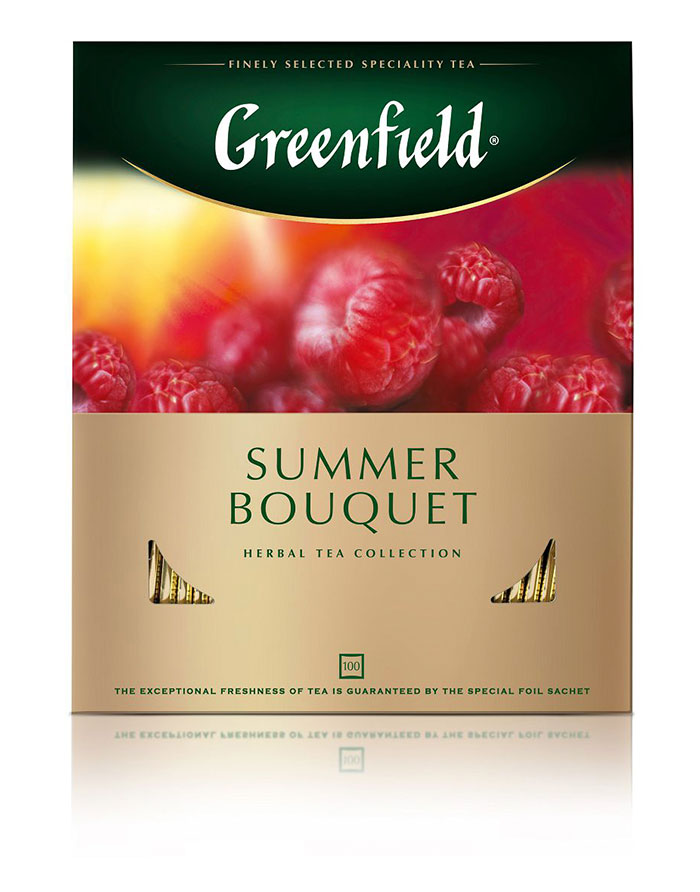 Ceai Greenfield Summer Bouquet  ceai din plante  100 g.