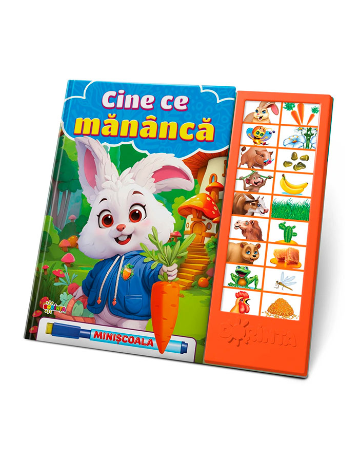 Carte cu sunete. Cine ce mănâncă