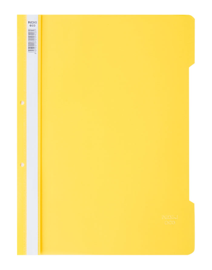 Dosar plastic sina A4 NOKI ECO FLAT  Galben