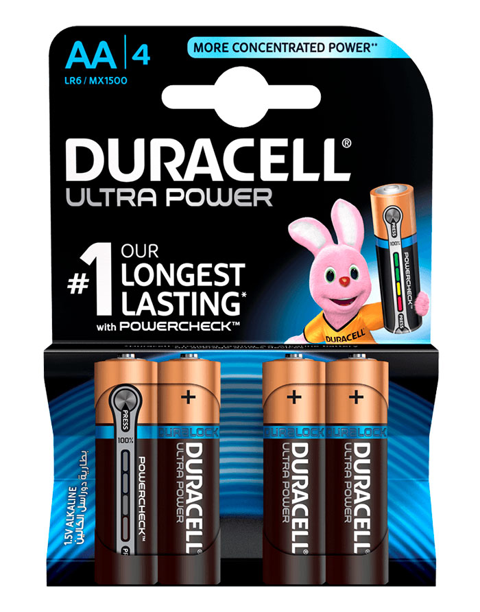 Baterii  Duracell AA  Ultra Power