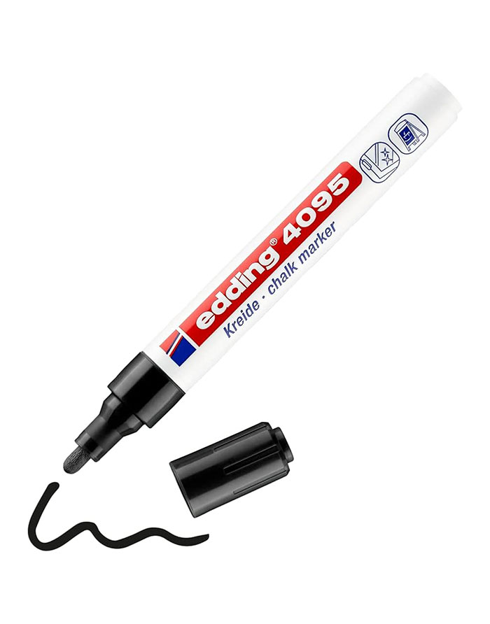 Markere pentru Tabla Sticla Edding  negru   e-90/01