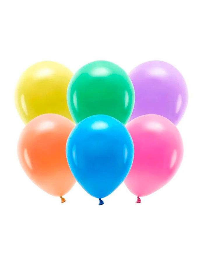 Set baloane latex 30 cm  mix pastelat ECO