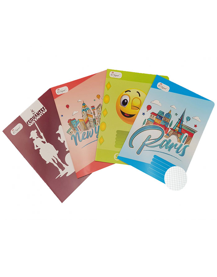 Caiet euro 24file  patratele  asorti