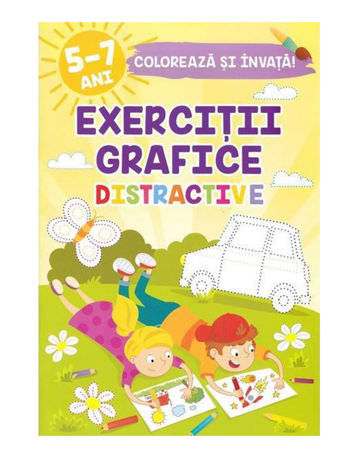 Coloreaza si invata.Exercitii grafice distractive