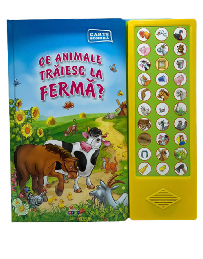 Carte sonora Ce Animale Traiesc la Ferma