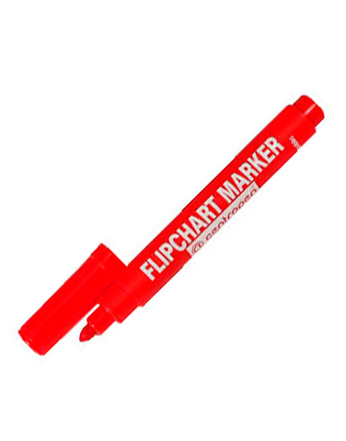 Marker flipchart Centropen  virf 1-4.6 mm  rosu  58550104/ 8595013615416