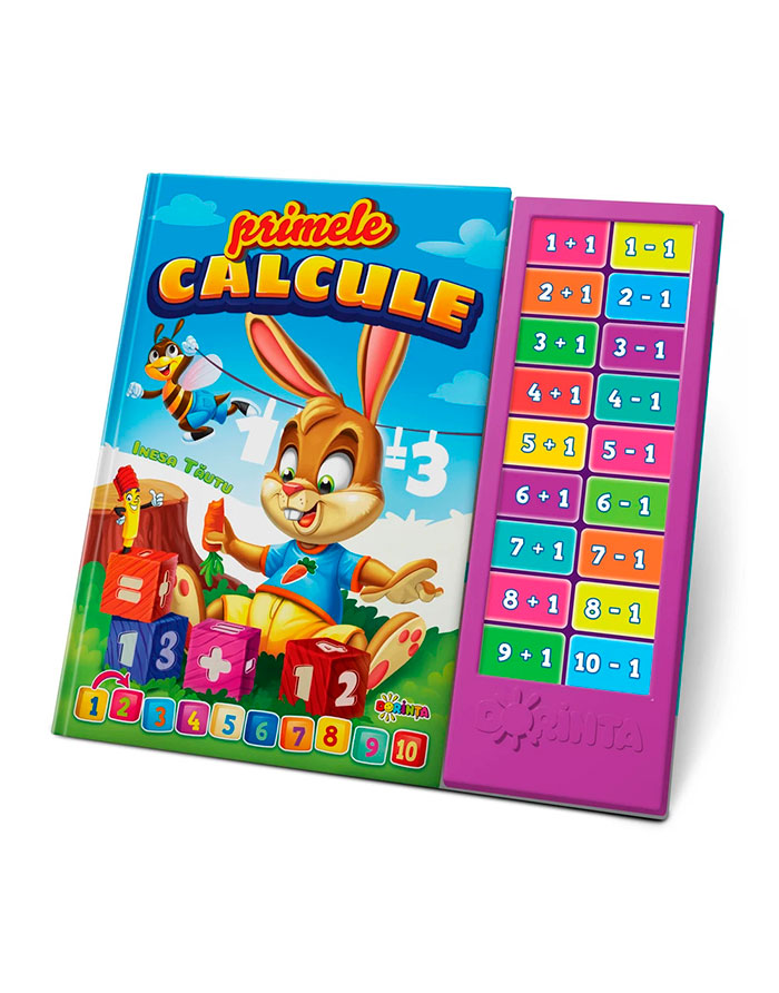 Carte cu sunete. Primele calcule