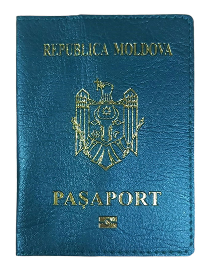 Invelitoare p/u Pasaport MD 40-284 PVC-PU Albastru