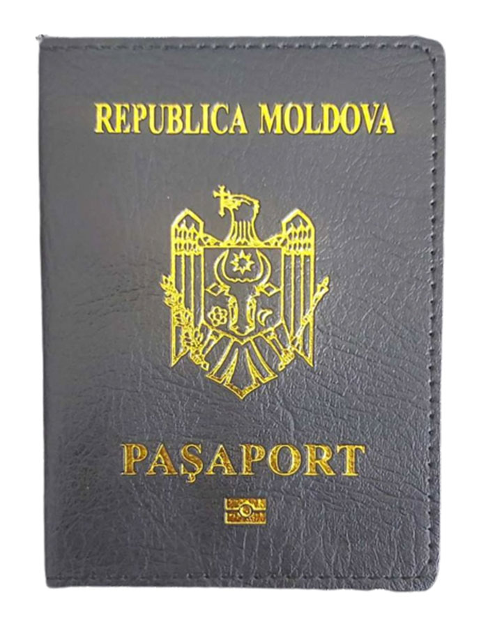 Invelitoare p/u Pasaport MD 40-284 PVC-PU Negru