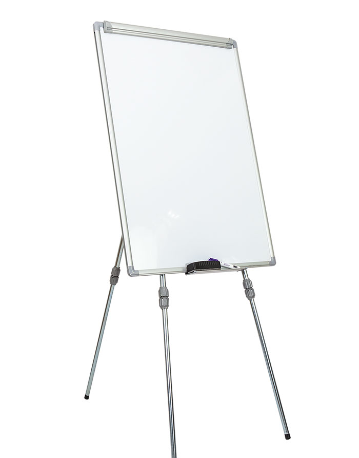Tabla Flipchart  80x120cm  Interpano  telescopica  magnetica