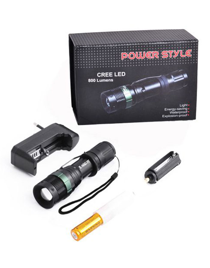 Lanterna 8455-XPE 1*1865/3*AAA 220V zoom