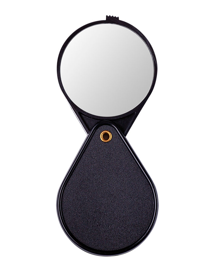 Lupa  4x d50 de buzunar  husa plastic