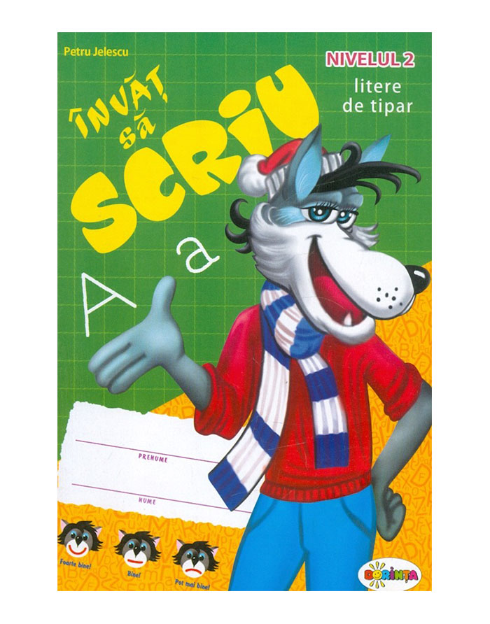 CARTE INVAT SA SCRIU Nivelul 2 litere de tipar