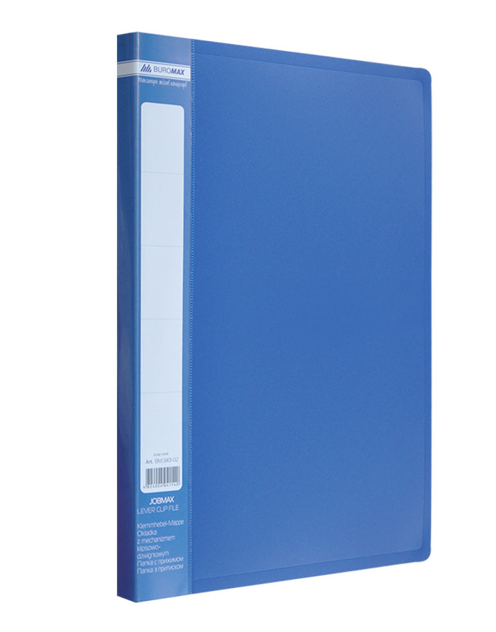 Mapa clema laterala  JOBMAX  A4  albastru