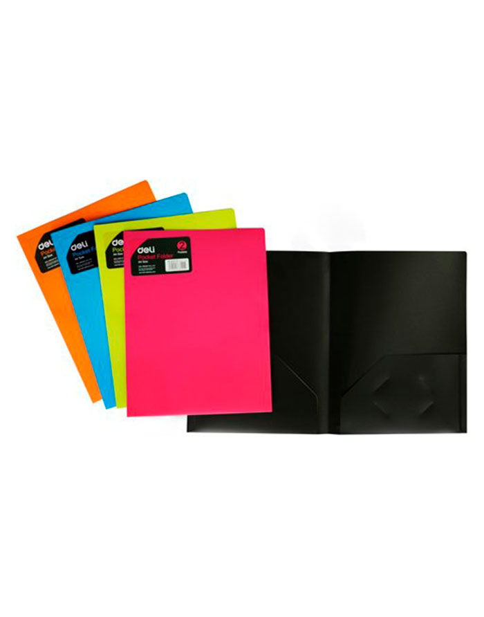 Mapa unghi  DELI  Twin  А4  2 buzunare