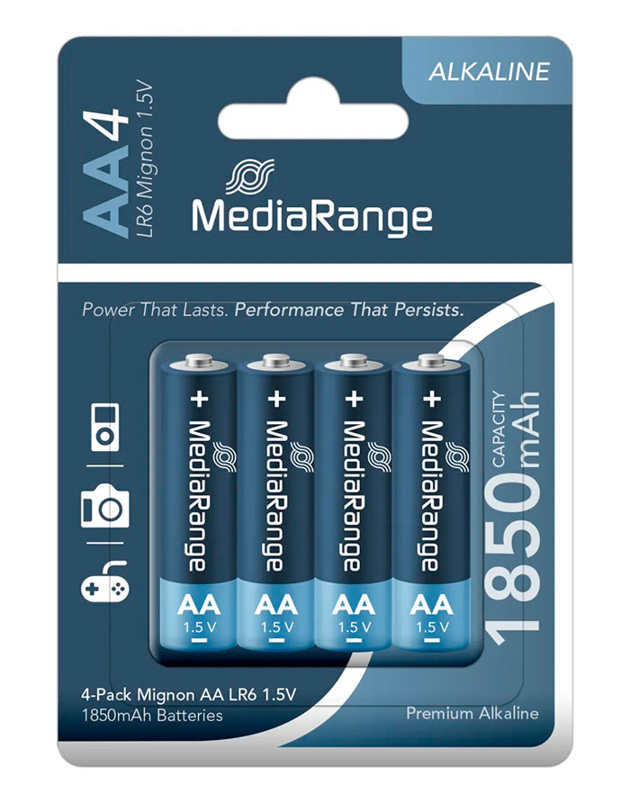 Baterii AA Alcaline MediaRange