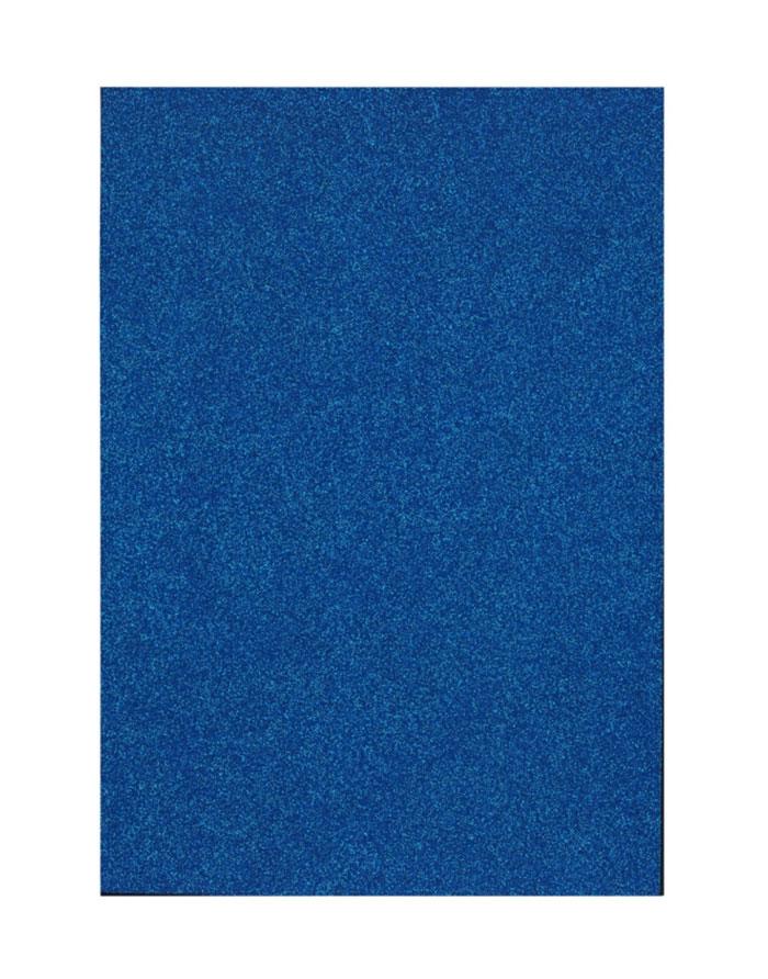 Hirtie gumata Albastra cu Sclipici 20x30cm 2mm.