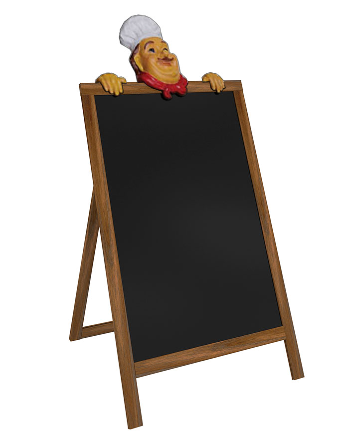 Tabla creta Neagra 60x85cm pentru Meniu