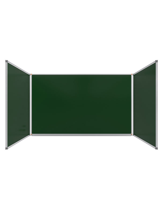 Tabla creta  120X400cm  PANDA  5 suprafete rama aluminiu