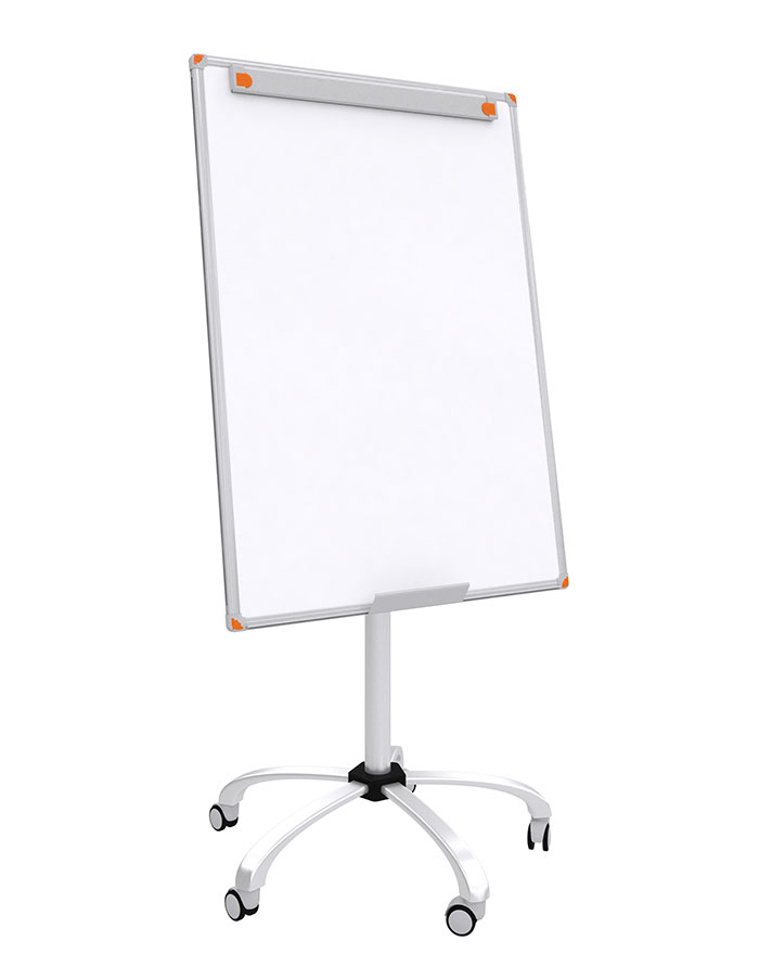 Tabla Flipchart  70x100cm  pe roti non magnetica