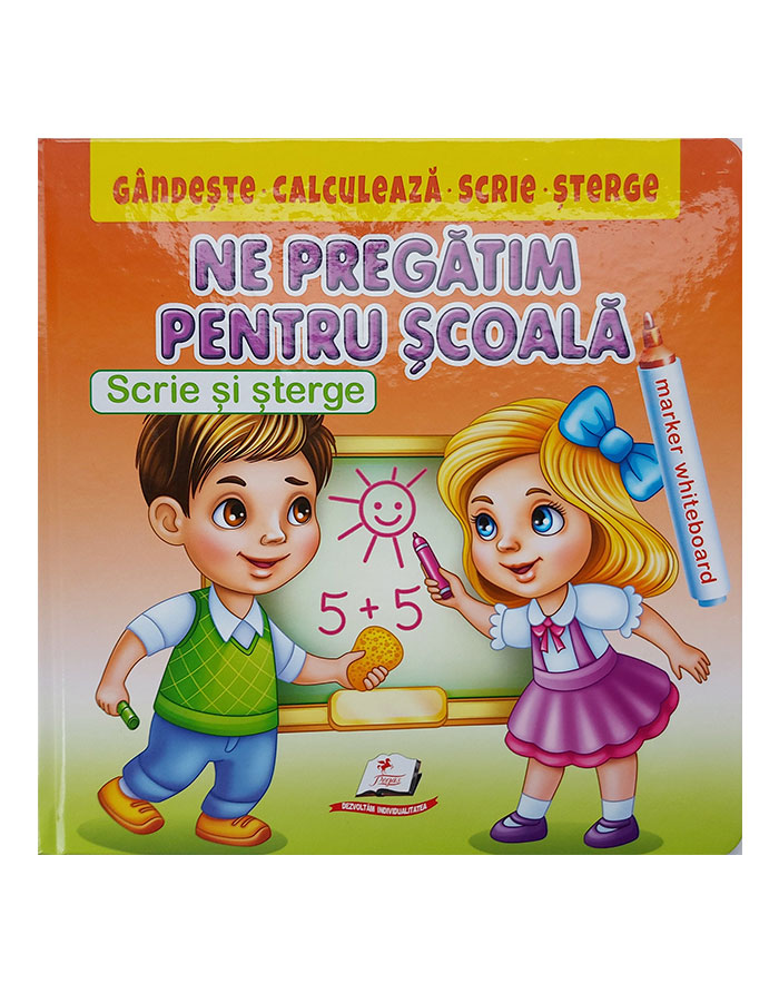 Scrie si sterge Ne pregatim pentru scoala