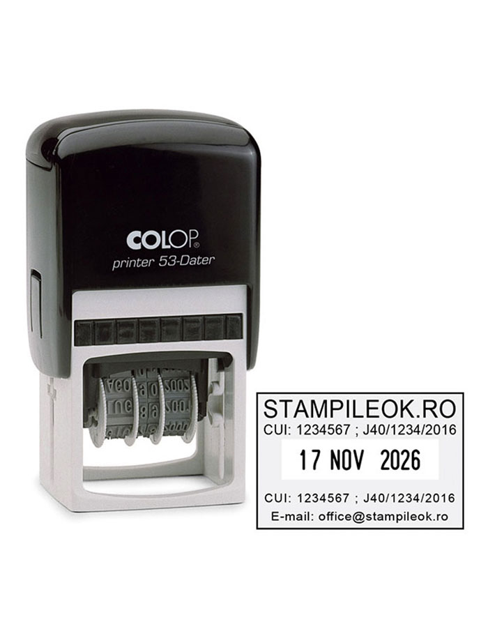 Suport stampila Dreptunghiulara Printer 53 Dater