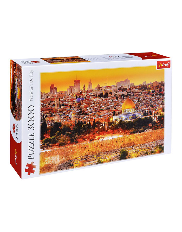 Puzzle 3000 elemente  Acoperisurile Ierusalimului  Trefl