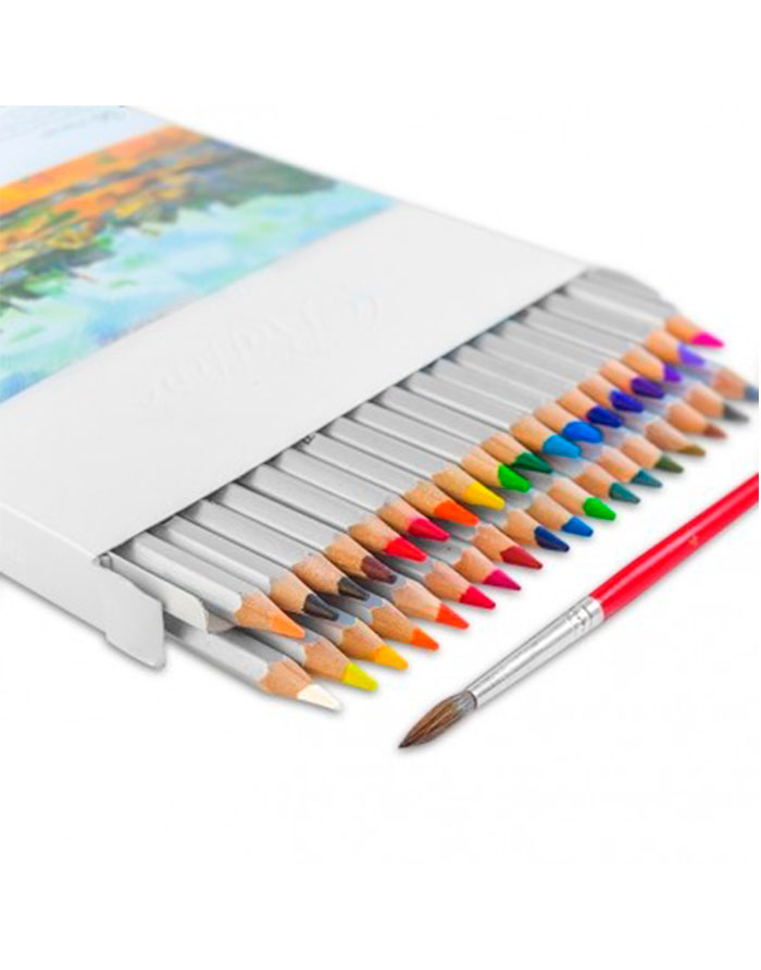 Creioane colorate MARCO  Raffine  acuarela  36cul + pensula