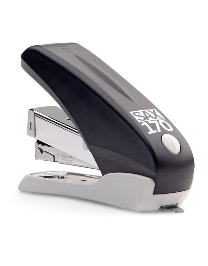 Capsator SAX 170 (Presa usoara cu---60% mai putin efort) nr.24/6 40file cul.Negru