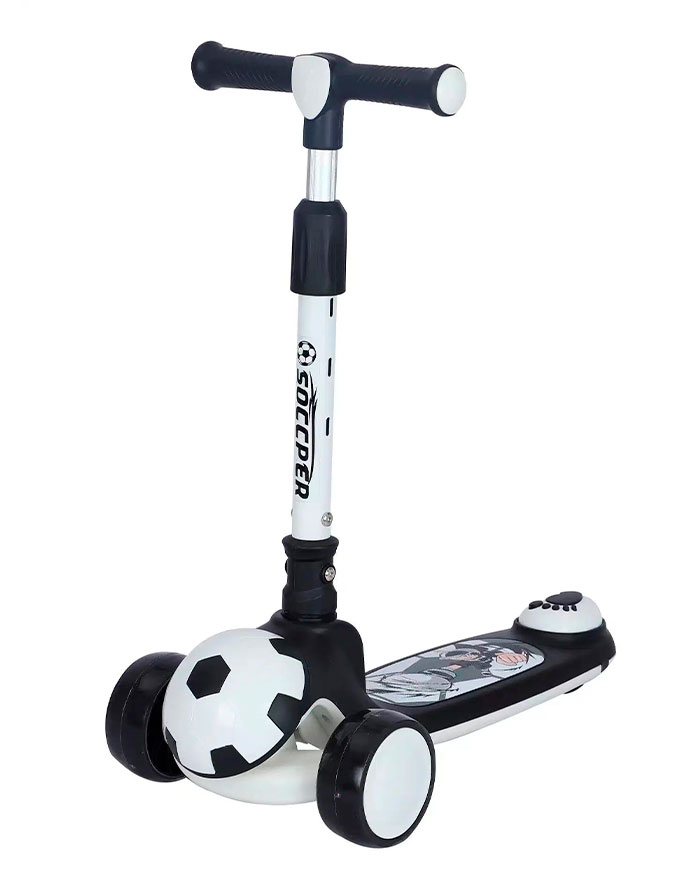 Trotineta pentru copii fotbal  neagra