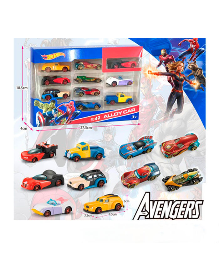 Set Masinute din metal 10 buc.