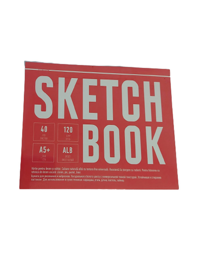 Hirtie pentru desen si schite SKETCH BOOK A5+ 120G 40foi