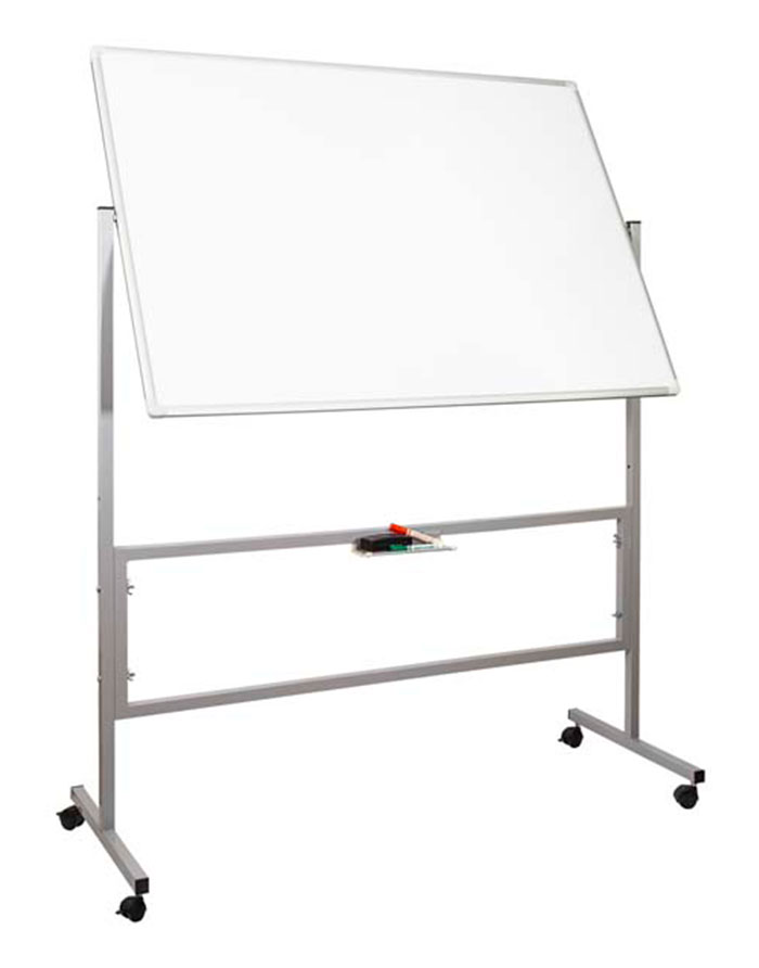 Tabla dubla mobila magnet  120x200cm  INTERPANO  rama aluminiu